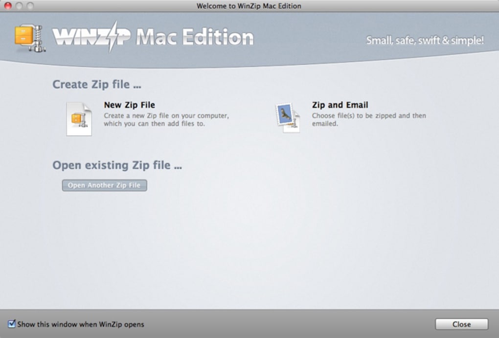 Program like winzip for mac